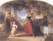 Thomas, A Italian Mother Teaching her child the Tarantella